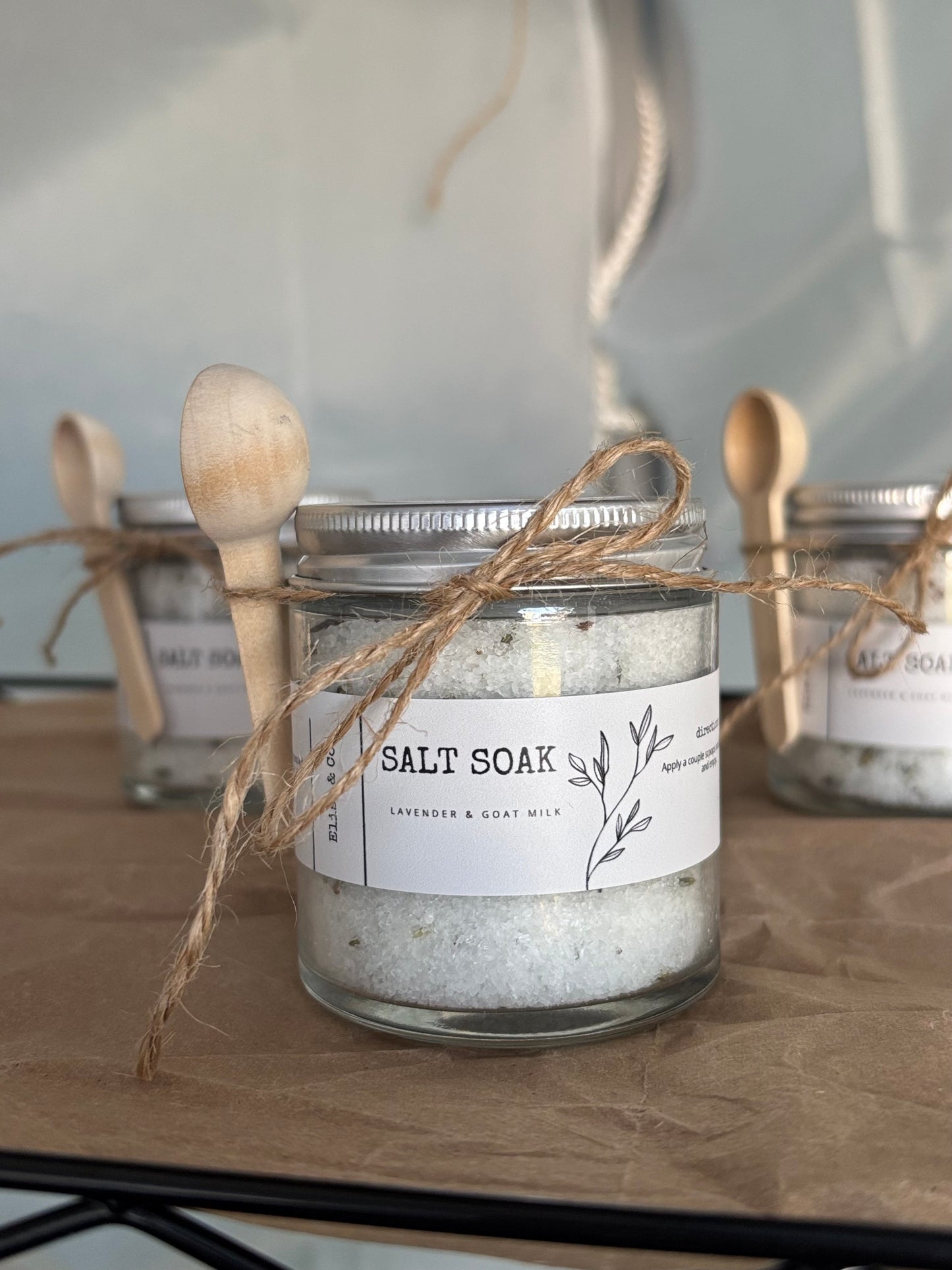 Salt Soak- Lavender + Goat Milk
