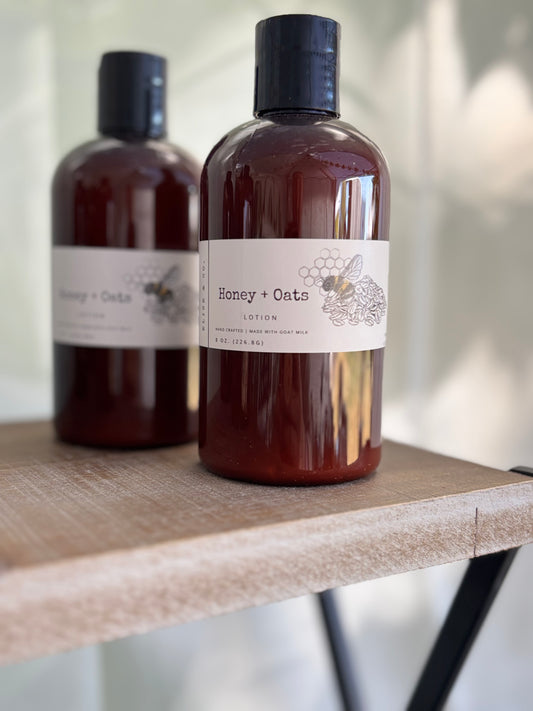 Goat Milk Lotion- Honey + Oats