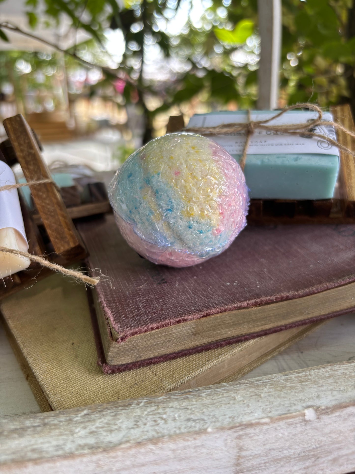 Tallow Bath Bomb - Cotton Candy