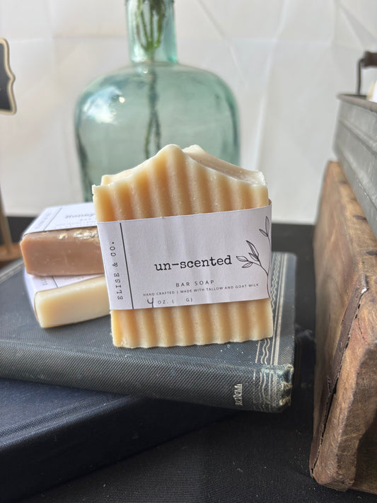 Goat Milk & Tallow Bar Soap - Unscented
